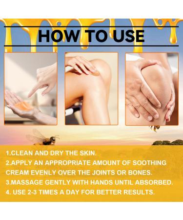 JOYFULART Natural Bee Venom Joint & Muscle & Bone Release Oniment - Easy to Use - Homeopathic Remedy - Fast Acting Soothing Effective for Back Neck Hand Foot Knee Muscle Shoulder Hip Nerve - Buy Online on GoSupps.com