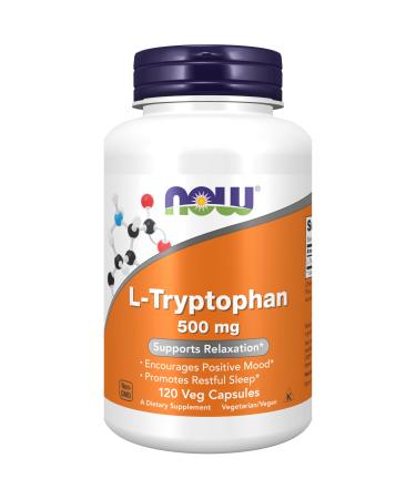 Now Foods L-tryptophan 500mg Veg-Capsules 240-Count