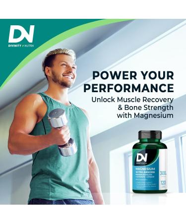 Triple Magnesium Complex Supplement,300mg of Magnesium Glycinate Malate & Citrate for Muscles Nerves & Energy High Absorption 120 Vegan Capsules,Non-GMO USA Made - Buy Online on GoSupps.com