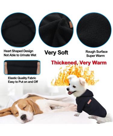 Hualisiji 3XL Black Dog Hoodie - Warm & Lightweight Sweatshirt for Big Dogs | Soft Texture & Easy to Wear - Buy Online on GoSupps.com