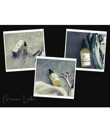 Maneman London Beard Oil | Unscented | Moisturizes & Cares for Beard | Natural & Organic | Argan Jojoba & Aloe Vera Oil Vitamin E | Gift for Men (30mL) (Unscented Oil) - Buy Online on GoSupps.com