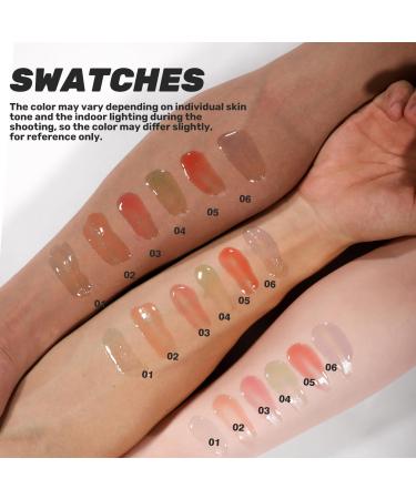  longyier Lip Gloss Moisturizing Oil Candy Color Mint Rich Lip Gloss Oil Rich Shiny Lip Gloss Non-greasy and Long Lasting Lip Gloss (Green Moss Medium) - Buy Online on GoSupps.com