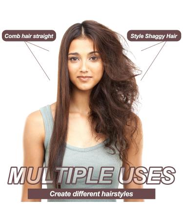 Sularpek Teasing Hair Brush - Boar Bristle Toupe Brush with Wooden Handle for Long Thick Curly Wavy Dry or Damaged Hair - Buy Online on GoSupps.com