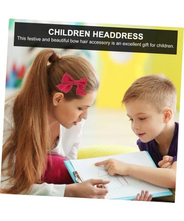 Beavorty 4 Pairs bow hairpin big bow hair clip Bowknot Hairpin Fashion Hair Clip girls hair pins bowknot hair clips christmas bow barrettes cute bow Pretty baby girl cloth Pearl yarn - Buy Online on GoSupps.com