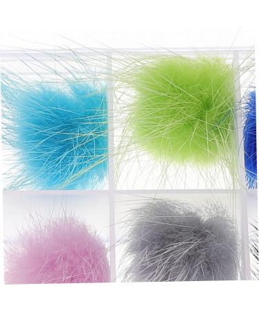 FRCOLOR Nail Polish Kit Boxes set charms puff puff Ornaments fluffy charms supplies brush velvet hairy 3d Decoration - Buy Online on GoSupps.com