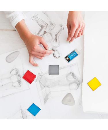 Zonon 12-Piece Drawing Art Eraser Set - Various Shapes for Artists, Painting, Sketching - White Kneaded Erasers for Precision Erasing - Buy Online on GoSupps.com