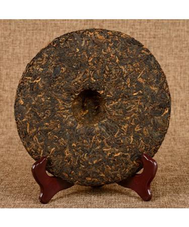 HQZM Yunnan Jingmai Mountain 357g Chinese Puer Ripe Tea Cake The Fragrant Tea Of Aging - Buy Online on GoSupps.com