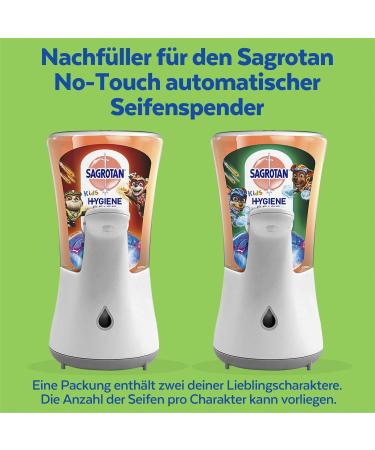 Sagrotan No-Touch Kids Soap - Paw Patrol Grapefruit 5x250ml Pack | Automatic Dispenser Friendly - Buy Online on GoSupps.com