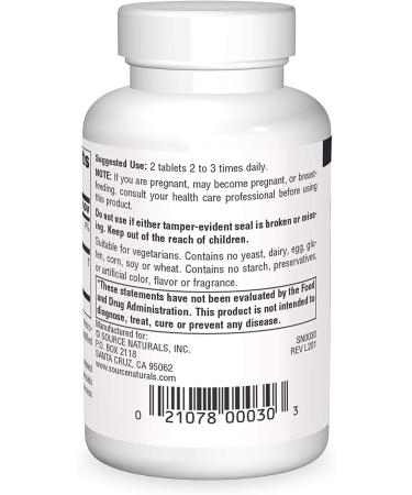 Source Naturals Bilberry Extract 50mg - 120 Tablets for Vision & Antioxidant Support - Buy Online on GoSupps.com