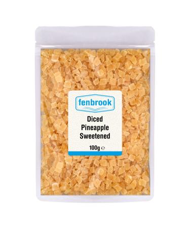 Diced Pineapple (Sweetened) 100g by Fenbrook