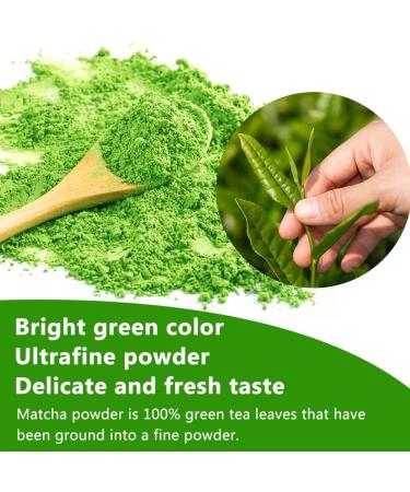 MB Superfoods Japanese Organic Matcha Green Tea Powder - Ceremonial Grade Pure Vegan Ideal for Drinking Cooking Baking & Smoothies Enhances Focus & Energy - 100g - Buy Online on GoSupps.com