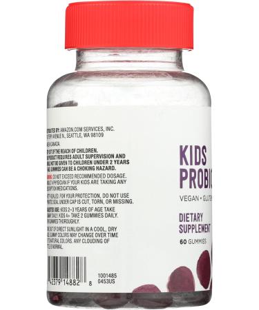 Amazon Brand - Mama Bear Vegan Probiotic Berry 60 Gummies 1 Billion CFU per Gummy Berry 60 Count (Pack of 1) - Buy Online on GoSupps.com
