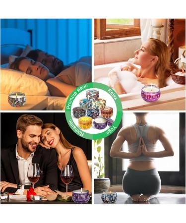 Tegove 16PC Fragrance Candle Gift Set | Aromatherapy Candles for Women | Ideal for Christmas Mother's Day Birthdays & Valentine's Day | Relaxing Vanilla Scent - Buy Online on GoSupps.com