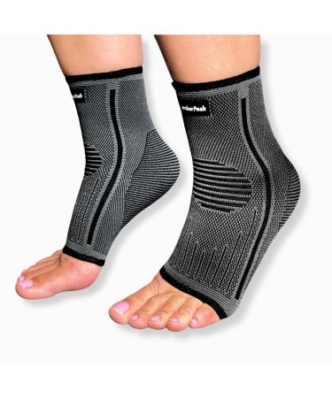 Plantar Fasciitis Socks - Ankle Compression Socks for Women Ankle Compression Sleeve Ankle Brace for Women and Men Ankle Support for Men Ankle Support for Women Neuropathy Pain Relief for Feet Medium