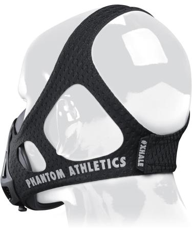 Phantom Athletics Training Mask - Enhance Endurance & Performance in Sports | Black L - International Shipping Available - Buy Online on GoSupps.com
