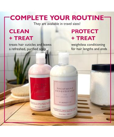 12 Benefits Treatment Shampoo Hydrating Scalp Treatment Gentle Effective Cleanse Sulfate-Free Shampoo for Dry Damaged and Color-Treated Hair 2 Fl Oz (56 ML) 2 Fl Oz (Pack of 1) - Buy Online on GoSupps.com