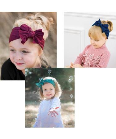 Jmmitha Baby Headband Set - 16 Soft Hair Bands for Newborn Girls | Perfect Baby Jewelry & Gift for Baptism - Buy Online on GoSupps.com