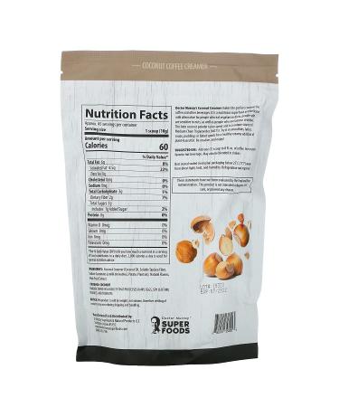 Dr. Murray's Keto Coconut Creamer Hazelnut - 16 oz | Sugar-Free, Dairy-Free, Low-Carb Superfood - Buy Online on GoSupps.com