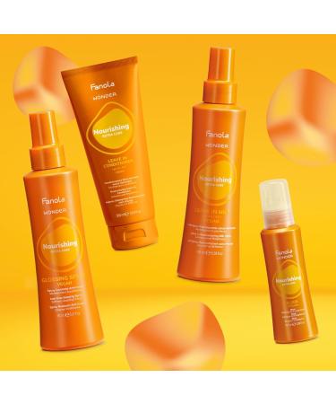 Fanola Wonder Anti Frizz Hair Serum - Nourishing Hair Care for Split Ends - Lightweight Treatment for Silky Shine & Frizz Control - Helps to Seal Cuticle & Brighten Strands - Vegan Formula (100 ml) - Buy Online on GoSupps.com