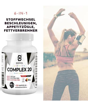 Complex20 Day Formula with Cayenne & L-Carnitine Metabolism Boost with Ginger & Vitamin B6 Made in Germany | International Shipping Available - Buy Online on GoSupps.com