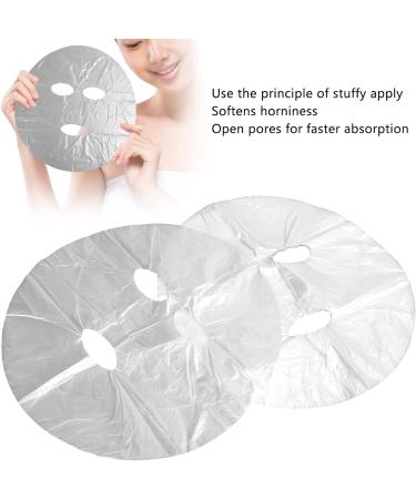 Face Mask Paper Film 100 Pieces DIY Disposable Face Mask Film for Moisture Retention for Skin Care - Buy Online on GoSupps.com