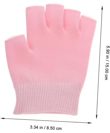 minkissy 1 Pair Fingerless Mittens Mositurizing Mitten Hydrating Gloves Gel Gloves Mittens Kids Manicure Gloves Lotion Gloves Hand Moisturizer Gloves Fingerless Gloves Moisturizing Spa - Buy Online on GoSupps.com