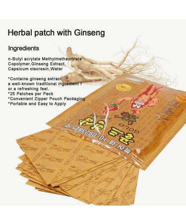 DEAD SKIN Korean Traditional Herbal Patch with Ginseng Power Strips 25 Counts x 5 Packs - Buy Online on GoSupps.com