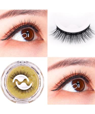 BOKIOESDE Cross Simulated Eyelashes Adapting False And False Easily Removed Multiple Styles Natural Double Repeatedly Non Two pair W12 - Buy Online on GoSupps.com