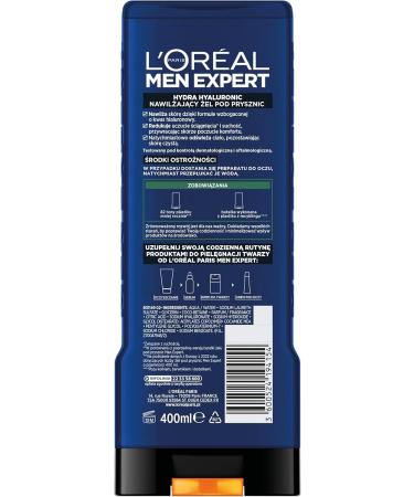 L'OREAL POLAND BALTICS LOr al Paris Men Expert Hyaluronic Shower Gel 400 ml - Buy Online on GoSupps.com