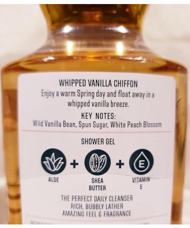 Bath and Body Works Whipped Vanilla Chiffon Gift Set - 10 oz Shower Gel & 8 oz Lotion | Luxurious Multicolor Skincare - Buy Online on GoSupps.com