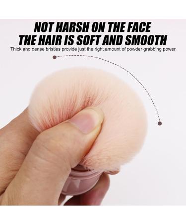 Retractable Blusher Brush with Cover Soft Powder Makeup Brush Portable Makeup Brush Liquid Cream Foundation Powder Brush Professional Concealer Brush Perfect for Travel (Naked pink) - Buy Online on GoSupps.com