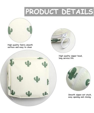 Luwigs Sanitary Napkin Storage Bag - Portable Menstrual Cup Pouch for Women, Girls - Feminine Menstruation Storage Bags - 5.1x5.1 Inch, Pack of 1, White - Buy Online on GoSupps.com