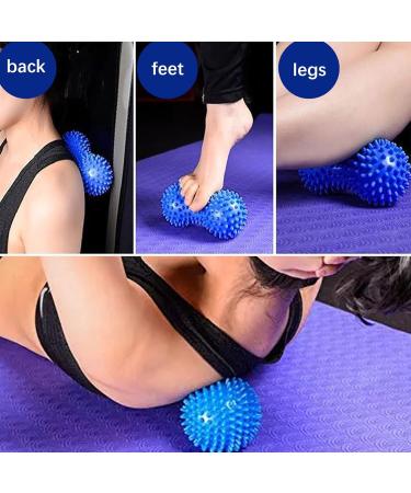Buy Hedgehog Massage Balls Set for Deep Tissue Relief | Fascia & Spiky Massage Balls for Foot Leg & Hand - Buy Online on GoSupps.com
