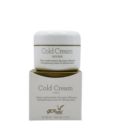 Gernetic Cold Cream Mousse Strengthening Moisturizer for Delicate Skin 1.7 oz/50 ml