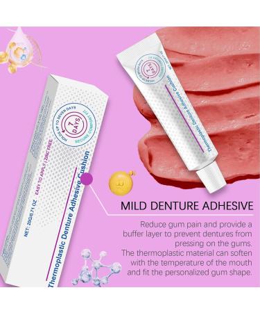GkgWuxf Powerful Denture Adhesive Cream Denture Seal Cream that Provides Firm Posture Strong Grip Comfortable Wearable Denture Accessories - Buy Online on GoSupps.com