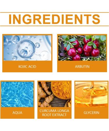 Turmeric Serum for Face - Kojic Acid Serum - Dark Spot Correcting Glow Serum - Arbutin Serum for Skin Lig_htening - Dark Spot Remover Face Serum - Facial Serum for Bri_ghtening Hydrating (30ml) - Buy Online on GoSupps.com