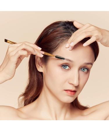 6pcs Pink Eyebrow Brush Set | Mascara & Powder Brushes | Miss Artificial Fiber Perfect for Flawless Brows - Buy Online on GoSupps.com