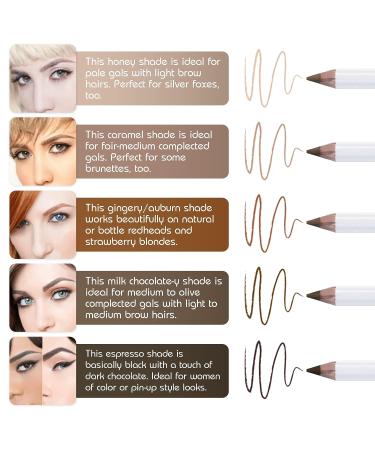 BRETT BROW Duo-Shade Pencil Medium Brunette - Define and Enhance Brows - Buy Online on GoSupps.com