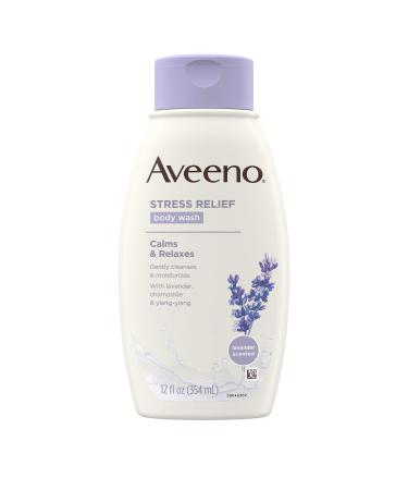 Aveeno Active Naturals Stress Relief Body Wash 12 fl oz (354 ml) - Buy Online on GoSupps.com