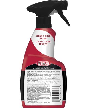 Weiman Cooktop Daily Cleaner & Polish For Ceramic Glass Induction Stovetops - 2 Pack 12 oz - Buy Online on GoSupps.com