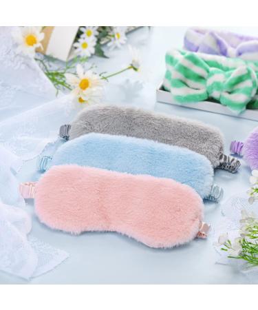 24 Pack Teen Girl & Women Sleepover Party Favors - Headband, Eye Mask, Hair Band & Accessories for Spa Theme - Soft Plush & Satin Sleep Essentials - Buy Online on GoSupps.com