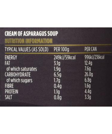 Baxters Chef Selections Cream of Asparagus 400g - Delicious Gourmet Soup - Buy Online on GoSupps.com