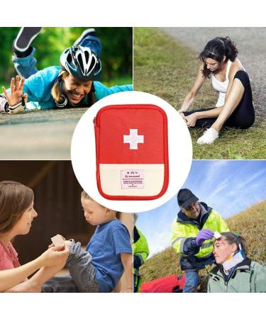 JIakai 2 Packs Mini Portable Empty First Aid Pouch for Outdoor Emergency - 7x5 inch - Buy Online on GoSupps.com