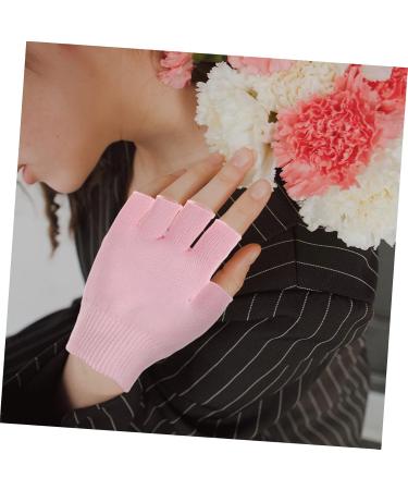 Healeved 1 Pair Moisturizing Gloves Gloves for Men Moisture Gloves for Hands Overnight Collagen Hand Spa Gloves Gel Mitten Gel Hand Gloves Hand Pink Fingerless Miss - Buy Online on GoSupps.com