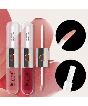Matte Hydrating Lip Glow Oil - Plumping Transparent Lip Gloss for Long-Lasting Wear | Waterproof Liquid Lipstick #02 - Perfect for Girls & Women - Buy Online on GoSupps.com