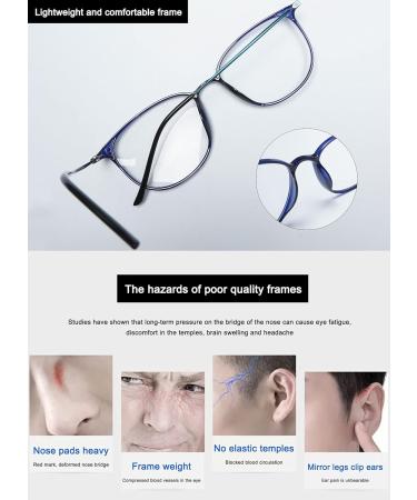 Buy Koosufa Classic Retro Nerd Glasses Frames for Men & Women | Ultra Light TR90 Panto Glasses - Brown with Case - International Shipping Available - Buy Online on GoSupps.com
