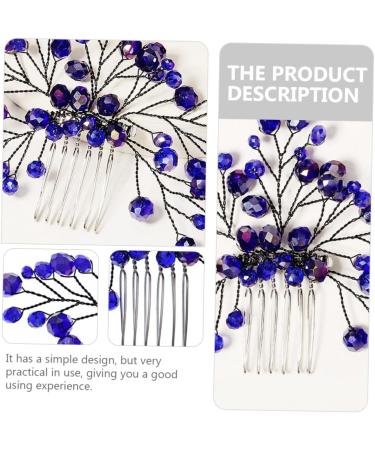 Angoily Hair Comb Rhinestones Bride Alloy Headgear - Buy Online on GoSupps.com