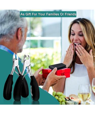 Toenail Clippers for Thick & Ingrown Nails | Large Set for Seniors & Men - Best Quality & Easy Use - Buy Online on GoSupps.com