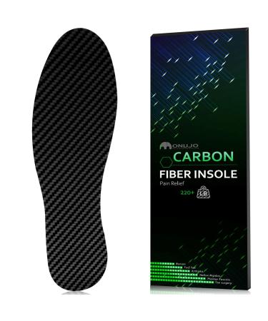 Carbon Fiber Insole  for Turf Toe  Foot Fractures  Hallux Rigidus  Limitus  Rigid Insert for Sports  Hiking  Trekking  Basketball  Running  Alternative to Post Op Shoe 255mm 10.04 In Fit Women's Size 9.5-10 Men's 8.5-9 2... - Buy Online on GoSupps.com