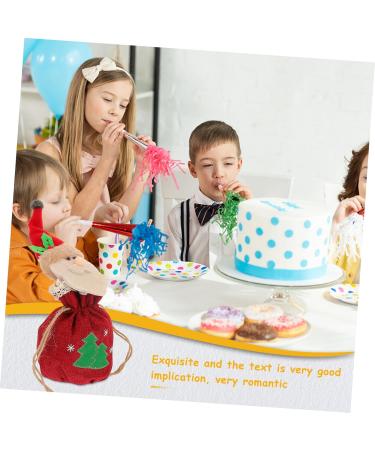 Healvian 1 Pc Christmas Candy Bag Kids Goodie Bags Christmas Cookie Bags Candy Wrapping Bags Storage Bags 1 count (Pack of 1) Red - Buy Online on GoSupps.com